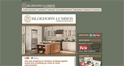 Desktop Screenshot of bloedornlumber.com